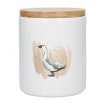 Farmyard Goose Storage Canister Multi coloured