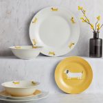 Bertie 12 Piece Ochre Dinner Set Ochre