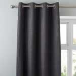 Solar Slate Blackout Eyelet Curtains Slate