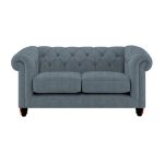 Harrogate Chesterfield 2 Seater Sofa Colton Blue