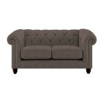 Harrogate Chesterfield 2 Seater Sofa Grace Taupe