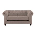 Harrogate Chesterfield 2 Seater Sofa Sherlock Mink