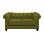 Harrogate Chesterfield 2 Seater Sofa Sundance Moss
