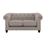 Harrogate Chesterfield 2 Seater Sofa Topaz Natural