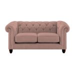 Harrogate Chesterfield 2 Seater Sofa Topaz Rose