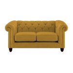 Harrogate Chesterfield 2 Seater Sofa Torin Ochre
