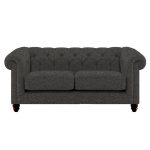 Harrogate Chesterfield 3 Seater Sofa Alpha Charcoal
