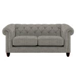 Harrogate Chesterfield 3 Seater Sofa Alpha Grey