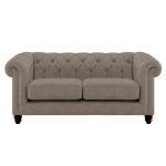 Harrogate Chesterfield 3 Seater Sofa Alpha Oatmeal