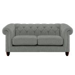 Harrogate Chesterfield 3 Seater Sofa Colton Grey