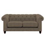 Harrogate Chesterfield 3 Seater Sofa Como Natural