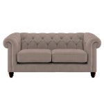 Harrogate Chesterfield 3 Seater Sofa Sherlock Mink