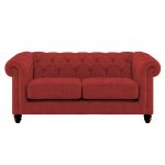 Harrogate Chesterfield 3 Seater Sofa Sherlock Ruby