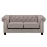 Harrogate Chesterfield 3 Seater Sofa Topaz Natural