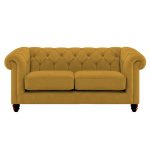 Harrogate Chesterfield 3 Seater Sofa Torin Ochre