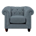 Harrogate Chesterfield Armchair Colton Blue