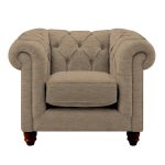 Harrogate Chesterfield Armchair Colton Natural