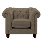 Harrogate Chesterfield Armchair Como Natural