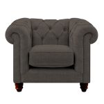 Harrogate Chesterfield Armchair Como Taupe