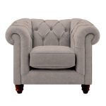 Harrogate Chesterfield Armchair Sherlock Silver