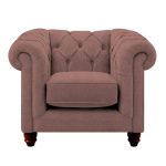 Harrogate Chesterfield Armchair Sundance Blush