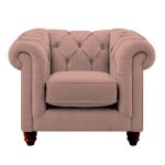 Harrogate Chesterfield Armchair Topaz Rose