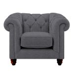 Harrogate Chesterfield Armchair Torin Slate