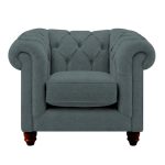 Harrogate Chesterfield Armchair Torin Teal