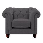 Harrogate Chesterfield Armchair Windsor Grey