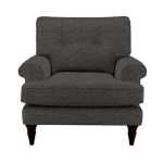 Paisley Armchair Alpha Charcoal