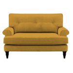 Paisley Snuggle Chair Torin Ochre