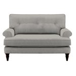Paisley Snuggle Chair Torin Silver