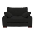 Whitby Snuggle Chair Como Charcoal