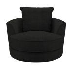Weybridge Swivel Chair Como Charcoal