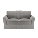 Weybridge Valance 2 Seater Sofa Torin Silver