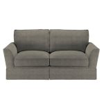 Weybridge Valance 3 Seater Sofa Como Silver