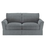 Weybridge Valance 3 Seater Sofa Grace Silver