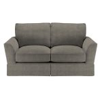 Weybridge Valance 2 Seater Deluxe Sofa Bed Como Silver