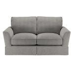 Weybridge Valance 2 Seater Deluxe Sofa Bed Torin Silver