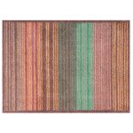 Gradient Stripe MultiColoured Door Mat MultiColoured