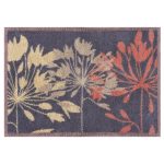 National Trust Amber Seedhead Door Mat Black