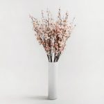 Pack of 24 Glitter Blossom Spray Pink