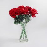 Pack of 12 Red Heavy Velvet Roses Red