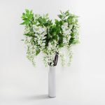 Pack of 12 Cream Wisteria Spray Natural
