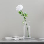 Pack of 12 Cream Glitter Roses White