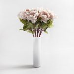 Pack of 12 Pink Paper Peony Dusky Pink