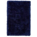 Navy Montana Shaggy Rug Navy (Blue)