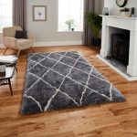 Grey and Cream Morocco 2491 Rug Grey