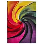 Sunrise Y498A Rug Red/Yellow/Purple