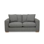 Porto Fabric 2 Seat Sofa – Dark Grey Dark Grey